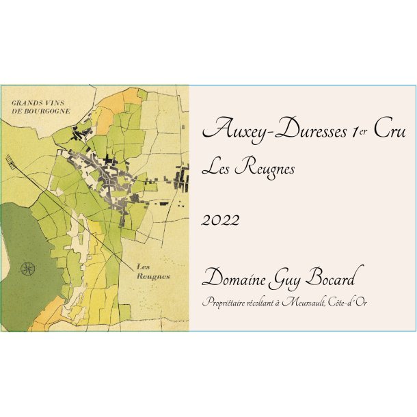 2022 Auxey-Duresses 1er Cru Blanc, Les Reugnes, Domaine Guy Bocard