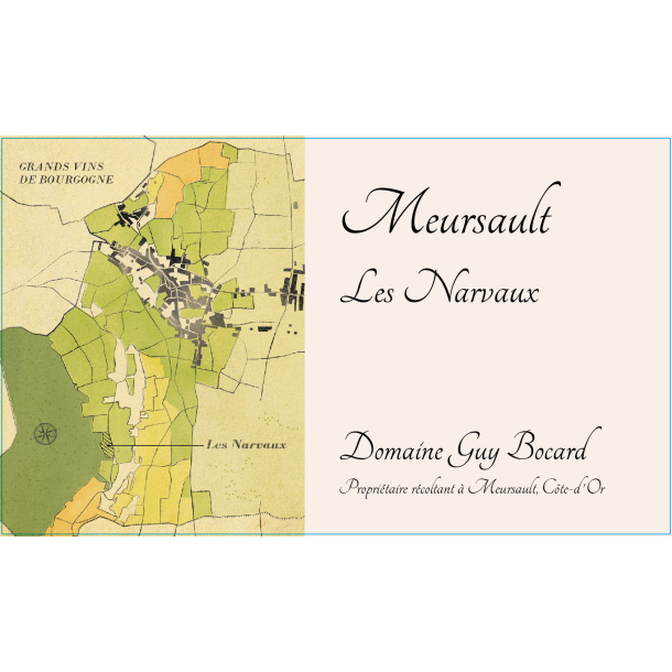 2023 Meursault, Les Narvaux, Domaine Guy Bocard
