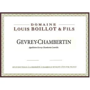 2022 Gevrey-Chambertin, Domaine Louis Boillot
