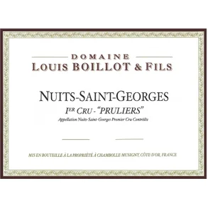 2022 Nuits-Saint-Georges 1er Cru, Pruliers, Domaine Louis Boillot