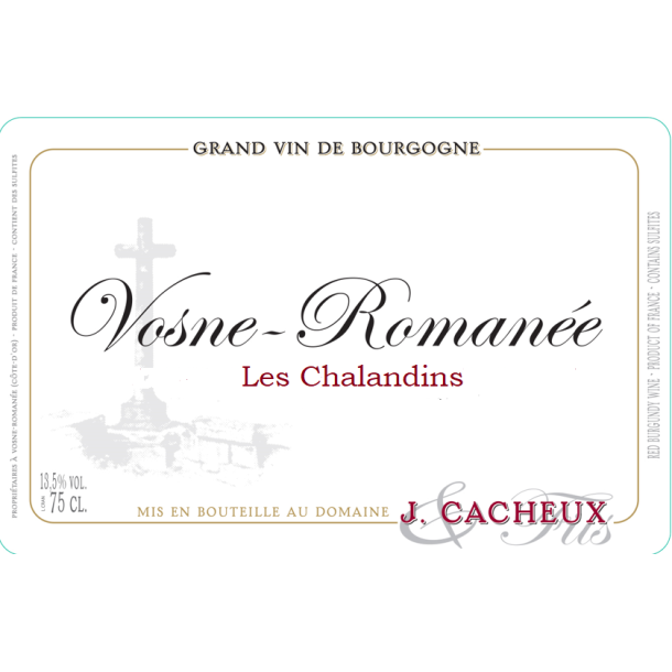 2018 Vosne-Romane, Les Chalandins, Domaine J. Cacheux