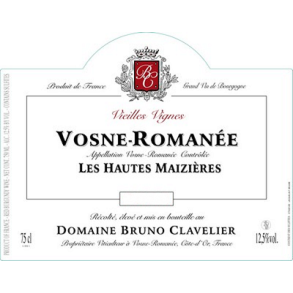 2022 Vosne-Romane, Les Hautes Maizires, Domaine Bruno Clavelier