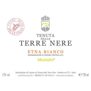 2023 Etna Bianco, Montalto, Tenuta delle Terre Nere