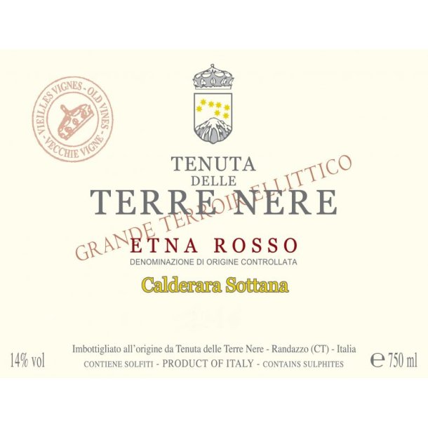 2019 Etna Rosso, Calderara Sottana, Tenuta delle Terre Nere