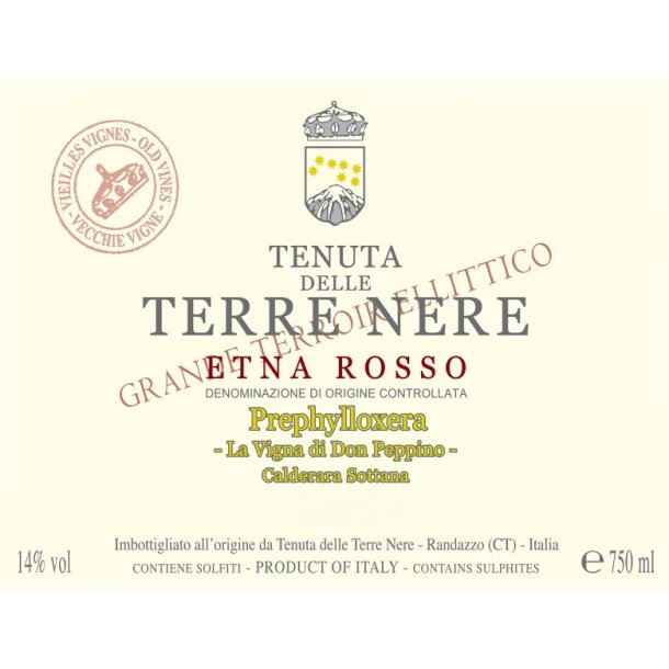 2022 Etna Rosso, Prephylloxera, Tenuta delle Terre Nere
