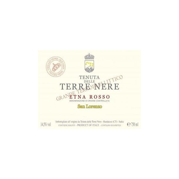 2019 Etna Rosso, San Lorenzo, Tenuta delle Terre Nere