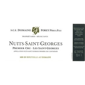 2022 Nuits-Saint-Georges 1er Cru, Les Saint-Georges, Domaine Forey Pre & Fils