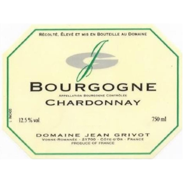 2022 Bourgogne Chardonnay, Domaine Jean Grivot