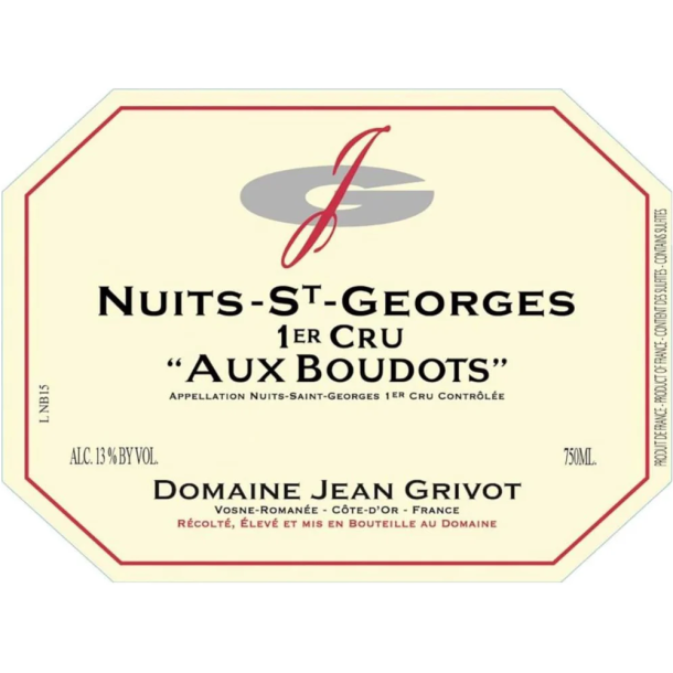 2022 Nuits-Saint-Georges 1er Cru, Aux Boudots, Domaine Jean Grivot