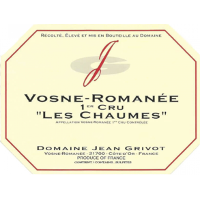 2022 Vosne-Roman�e 1er Cru, Les Chaumes, Domaine Jean Grivot