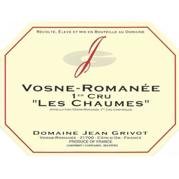 2022 Vosne-Romane 1er Cru, Les Chaumes, Domaine Jean Grivot