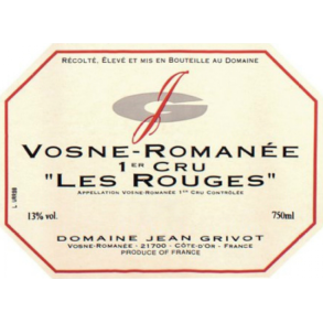 2022 Vosne-Roman�e 1er Cru, Les Rouges, Domaine Jean Grivot