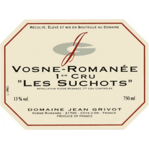 2022 Vosne-Roman�e 1er Cru, Les Suchots, Domaine Jean Grivot
