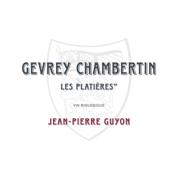 2021 Gevrey-Chambertin, Les Platires, Domaine Jean-Pierre Guyon