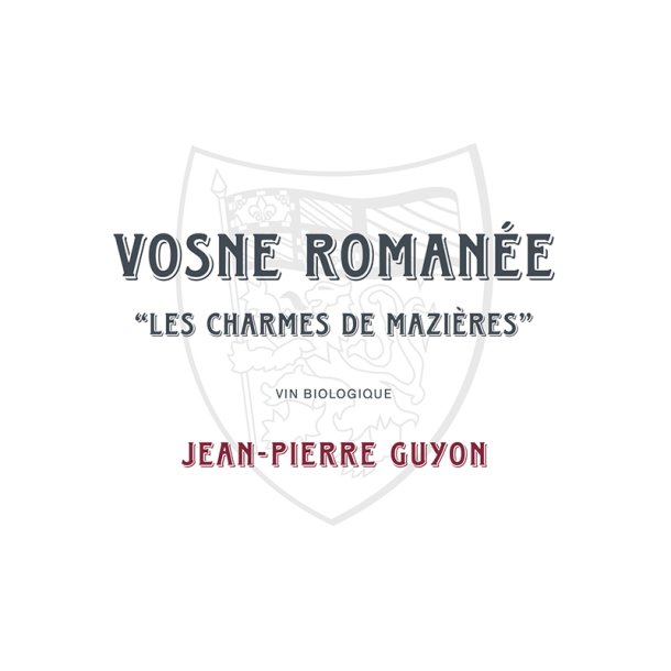 2021 Vosne-Romane, Les Charmes de Mazires, Domaine Jean-Pierre Guyon