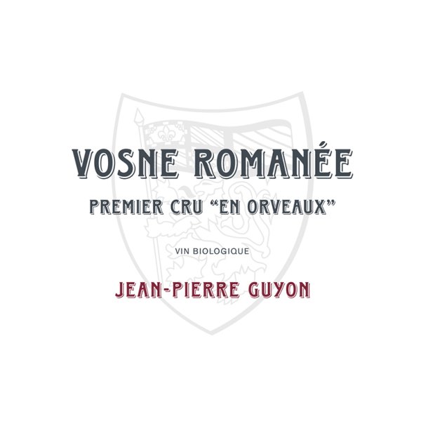 2021 Vosne-Romane 1er Cru, En Orveaux, Domaine Jean-Pierre Guyon