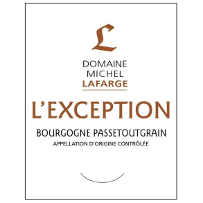 2023 Bourgogne Passetoutgrain, L'Exception, Domaine Michel Lafarge