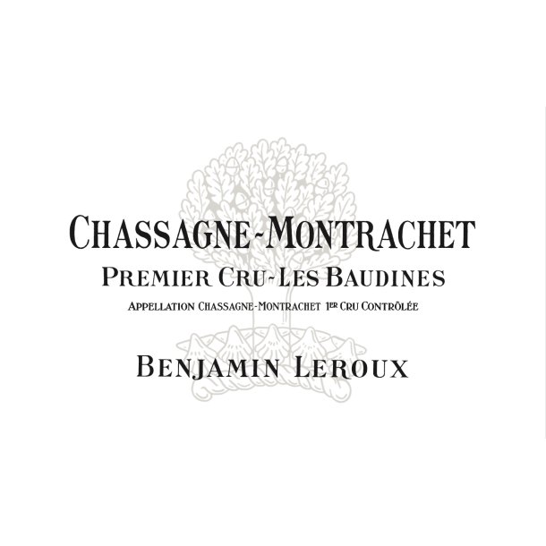 2023 Chassagne-Montrachet 1er Cru Blanc, Les Baudines, Benjamin Leroux