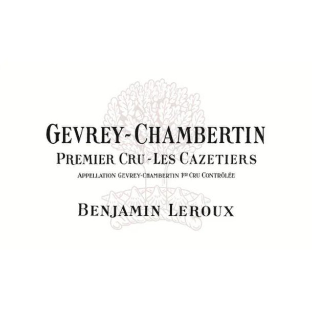 2023 Gevrey-Chambertin 1er Cru, Les Cazetiers, Benjamin Leroux