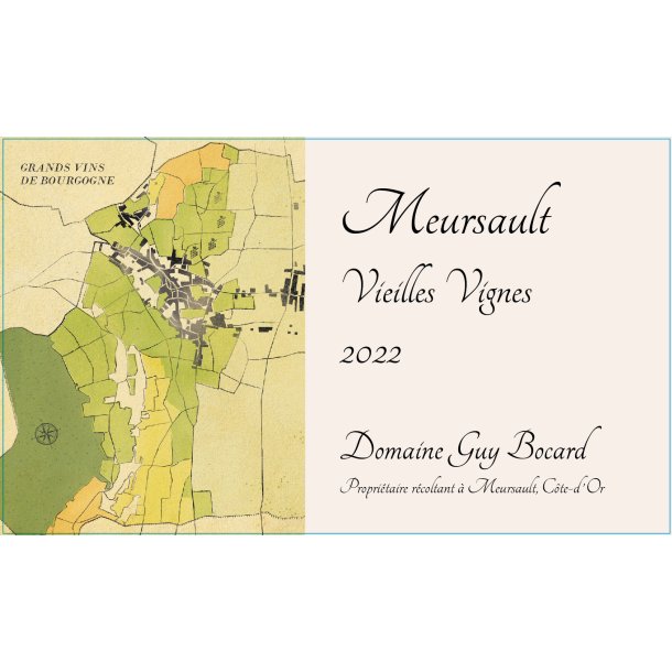 2022 Meursault, Vieilles Vignes, Domaine Guy Bocard