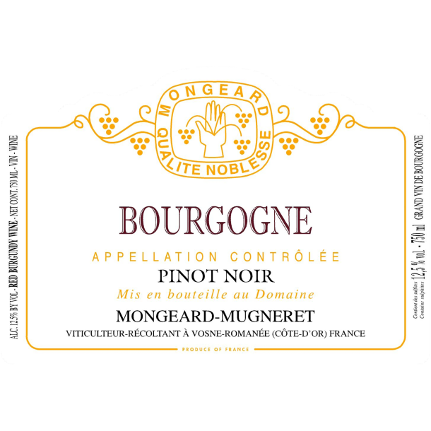 2023 Bourgogne Rouge, Domaine Mongeard-Mugneret