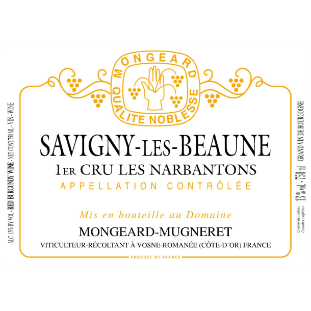 2022 Savigny-les-Beaune 1er Cru, Les Narbantons, Domaine Mongeard-Mugneret