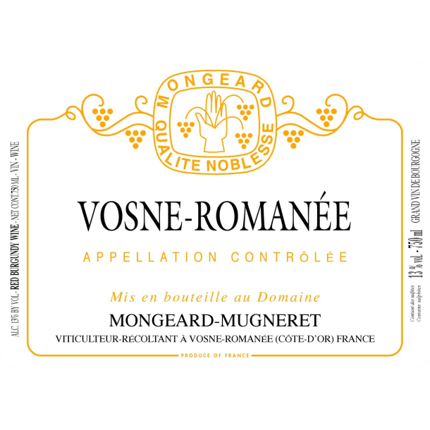 2023 Vosne-Romane, Domaine Mongeard-Mugneret, MAGNUM!