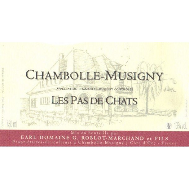 2021 Chambolle-Musigny, Les pas de Chat, Domaine Roblot-Marchand