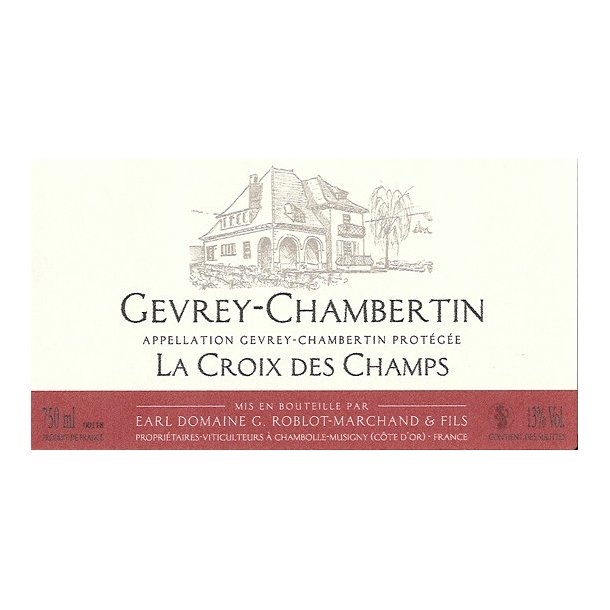 2021 Gevrey-Chambertin, La Croix des Champs, Domaine Roblot-Marchand