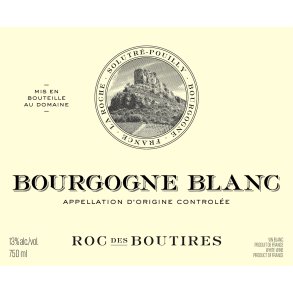 2023 Bourgogne Blanc, Domaine du Roc des Boutires