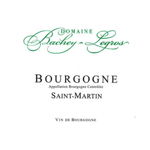 2022 Bourgogne Blanc, Saint-Martin, Domaine Bachey-Legros