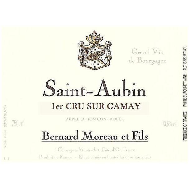 2022 Saint-Aubin 1er Cru Blanc, Sur Gamay, Domaine Bernard Moreau