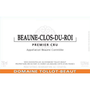 2023 Beaune 1er Cru Rouge, Clos du Roi, Domaine Tollot-Beaut