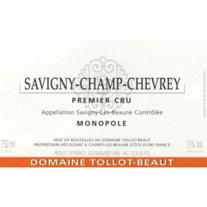2020 Savigny-l�s-Beaune 1er Cru Rouge, Champ-Chevrey, Domaine Tollot-Beaut