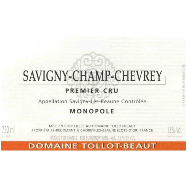 2020 Savigny-ls-Beaune 1er Cru Rouge, Champ-Chevrey, Domaine Tollot-Beaut