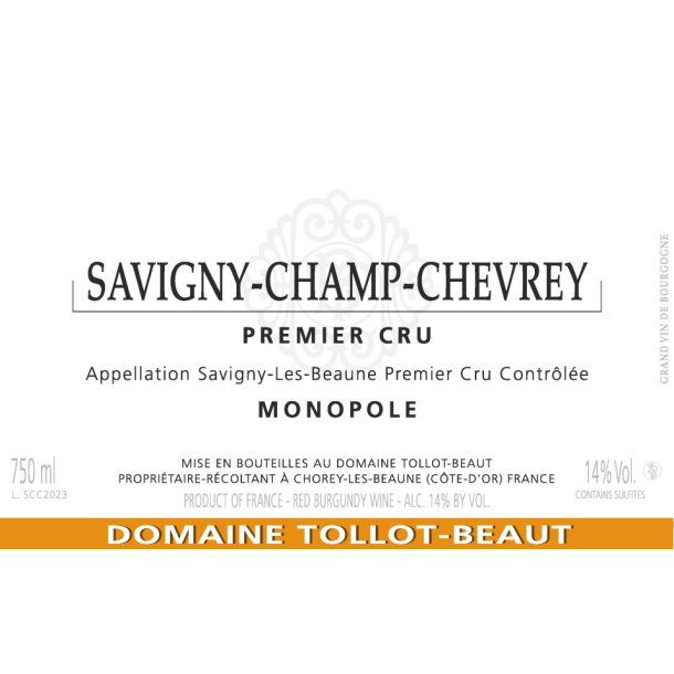 2021 Savigny-l�s-Beaune 1er Cru Rouge, Champ-Chevrey, Domaine Tollot-Beaut