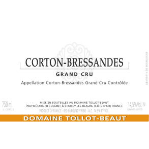 2024 Corton Grand Cru, Bressandes, Domaine Tollot-Beaut