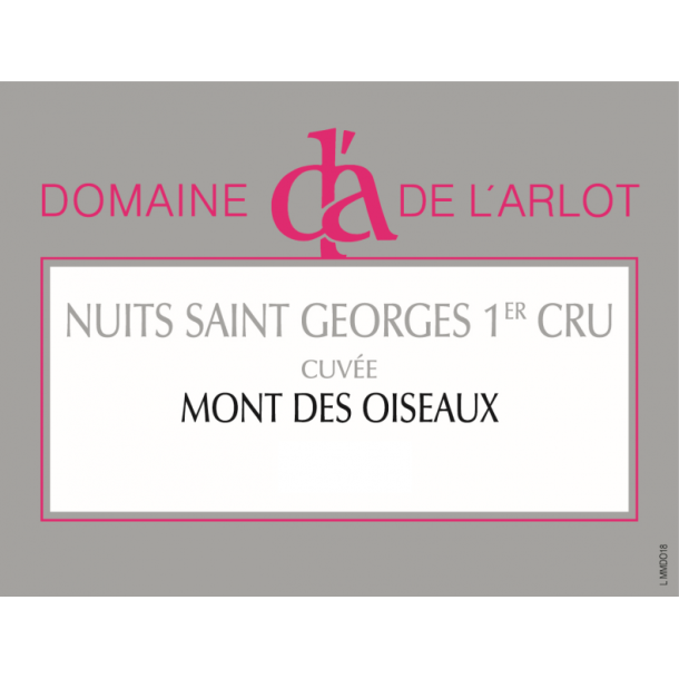 2020 Nuits-Saint-Georges 1er Cru, Cuve Mont des Oiseaux, Domaine de l'Arlot