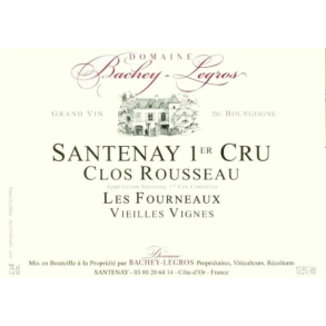 2021 Santenay 1er Cru Rouge, Clos Rousseau Les Fourneaux, Domaine Bachey-Legros