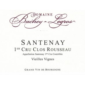 2020 Santenay 1er Cru Rouge, Clos Rousseau, Domaine Bachey-Legros