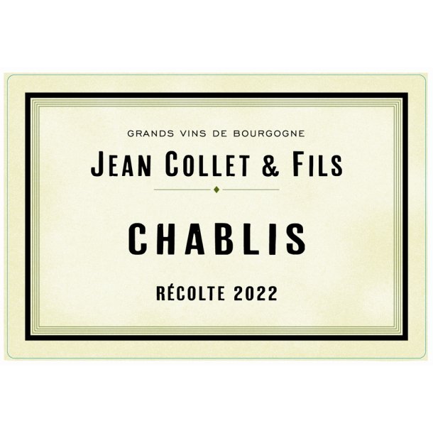 2022 Chablis, Valle de Valvan, Domaine Jean Collet