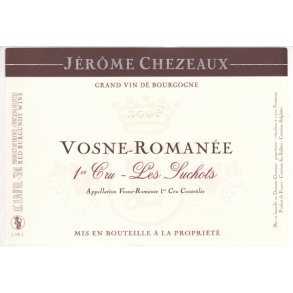 2020 Vosne-Roman�e 1er Cru, Les Suchots, Domaine J�r�me Chezeaux