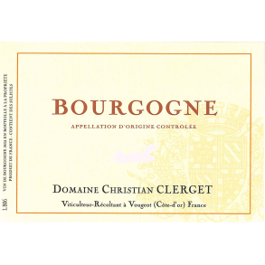 2022 Bourgogne Rouge, Domaine Christian Clerget