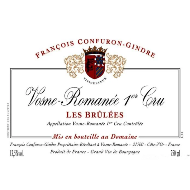 2021 Vosne-Romane 1er Cru, Les Brles, Domaine Confuron-Gindre