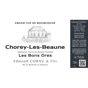2023 Chorey-les-Beaune Rouge, Les Bons Ores, Domaine Edmond Cornu