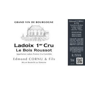 2018 Ladoix 1er Cru Rouge, Le Bois Roussot, Domaine Edmond Cornu