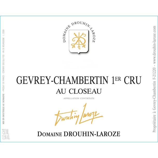 2020 Gevrey-Chambertin 1er Cru, Au Closeau, Domaine Drouhin-Laroze