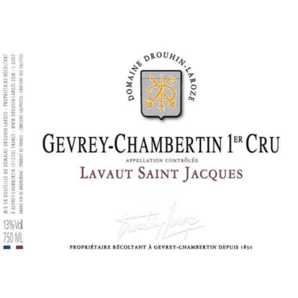 2018 Gevery-Chambertin 1er Cru, Lavaut Saint Jacques, Domaine Drouhin-Laroze