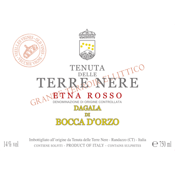 2020 Etna Rosso, Dagala di Bocca d'Orzo, Tenuta delle Terre Nere