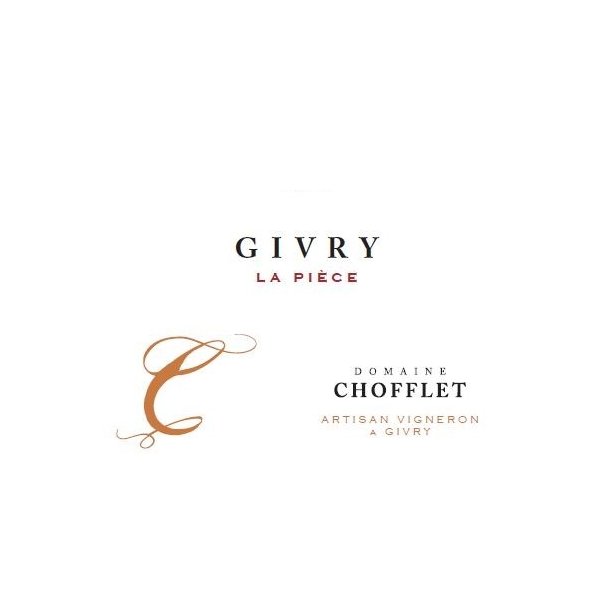 2020 Givry Rouge, La Pice, Domaine Chofflet